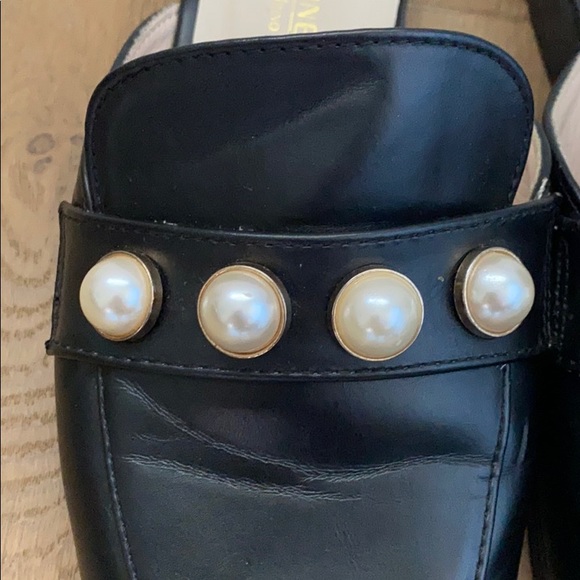 Catherine Malandrino leather pearl slide loafer - Picture 3 of 9